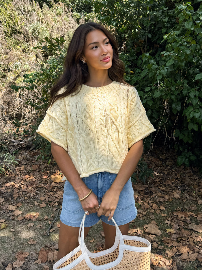 Brisa Cable Knit Sweater - Stitch And Feather