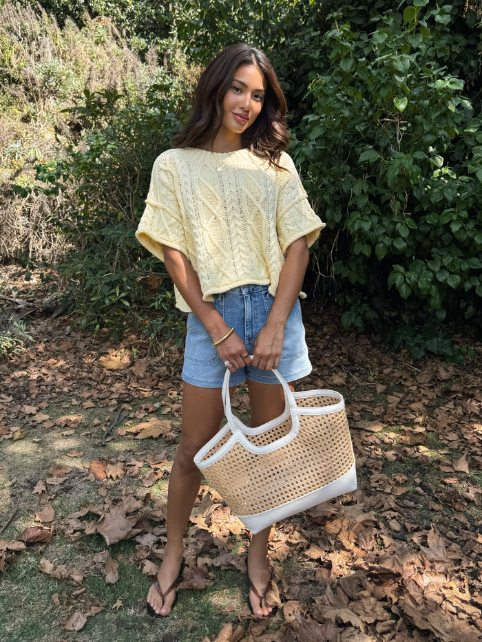 Brisa Cable Knit Sweater - Stitch And Feather