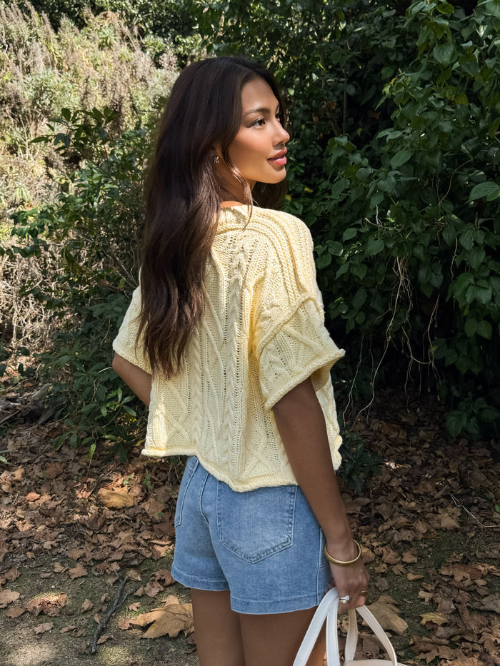 Brisa Cable Knit Sweater - Stitch And Feather