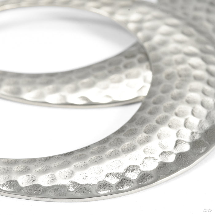 Brooklyn Earrings from Oracle in white brass