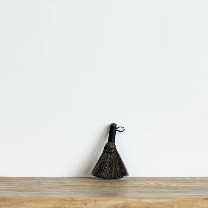 Broom | Soft Woven Handle by Luxe B Co | Black