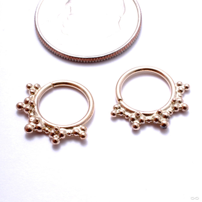 Caleigh Seam Ring in Gold from Scylla in yellow gold