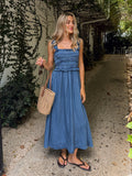 Capo Smocked Midi Dress - Stitch And Feather