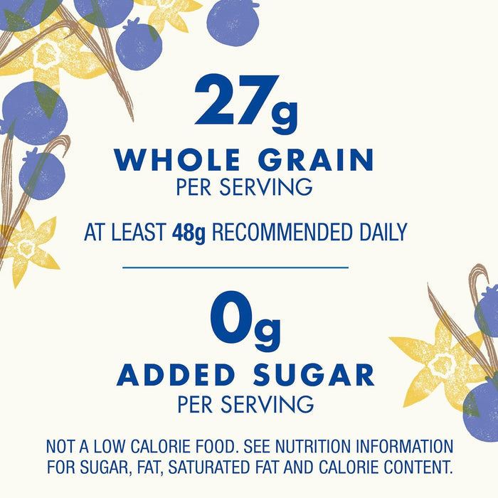 Cascadian Farm Organic Granola, No Added Sugar, Blueberry Vanilla Cereal, Resealable Pouch, 11 oz