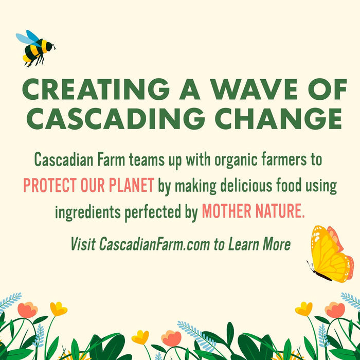 Cascadian Farm Organic Granola, No Added Sugar, Blueberry Vanilla Cereal, Resealable Pouch, 11 oz