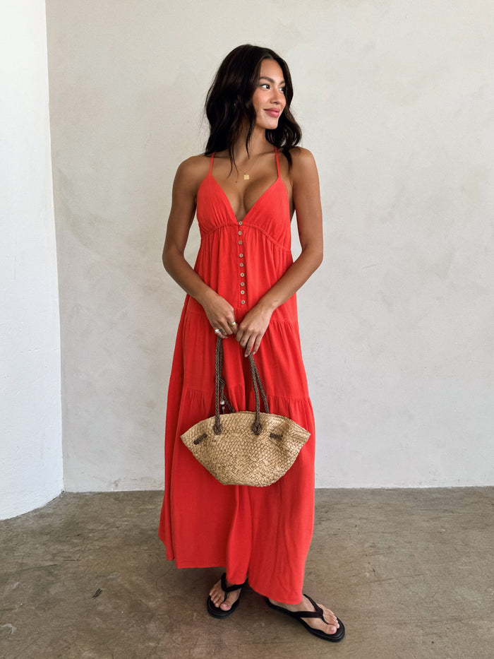 Catalina Tiered Maxi Dress - Final Sale - Stitch And Feather