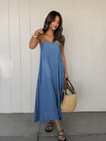Cayucos Denim Midi Dress - Stitch And Feather