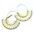 Cellular Hoop Earrings from Eleven44