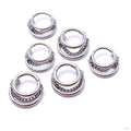 Chained Crescent Clicker in Titanium from Zadamer Jewelry in assorted sizes