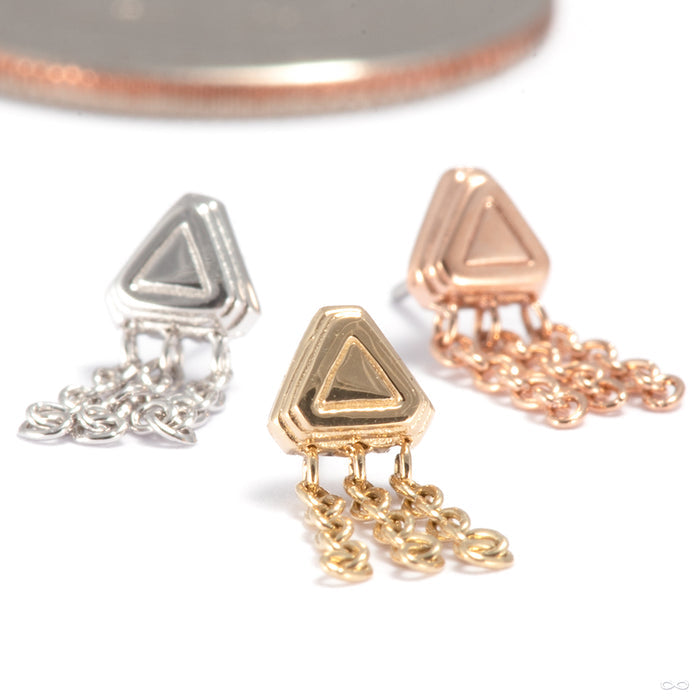 Chained Zeta 06 Press-fit End in Gold from Tether Jewelry group photo