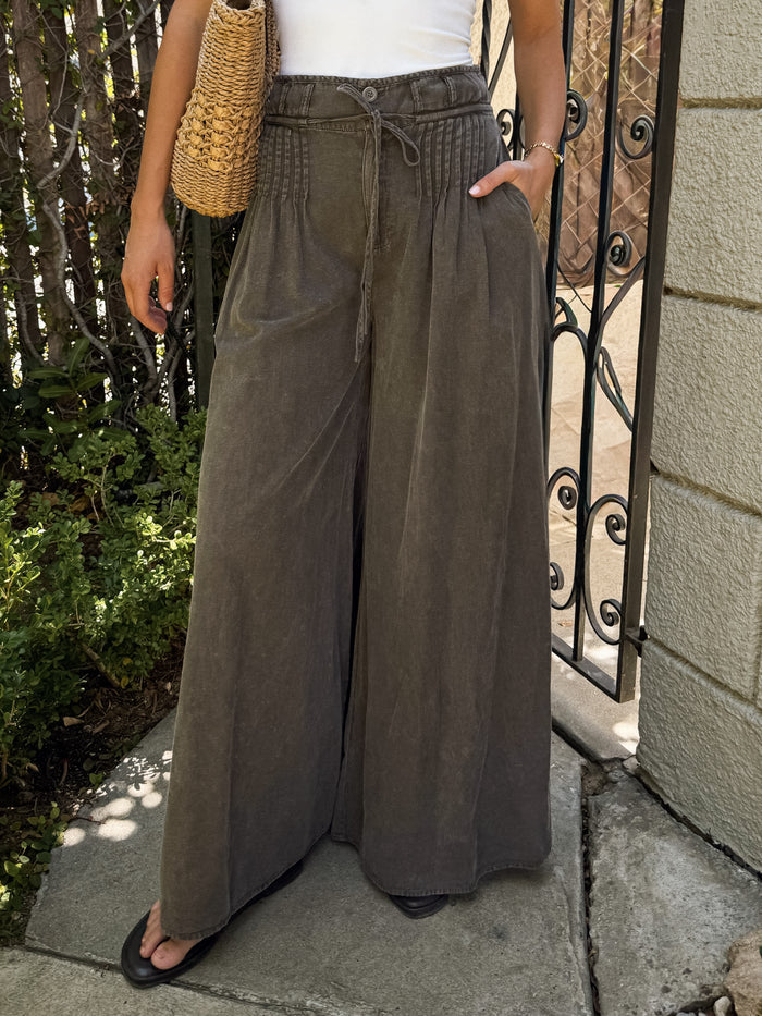 Chantelle Wide Leg Pants - Stitch And Feather