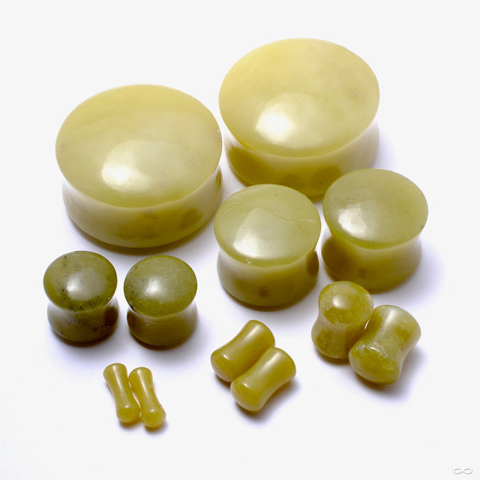 Chinese Serpentine Plugs from Oracle in assorted sizes