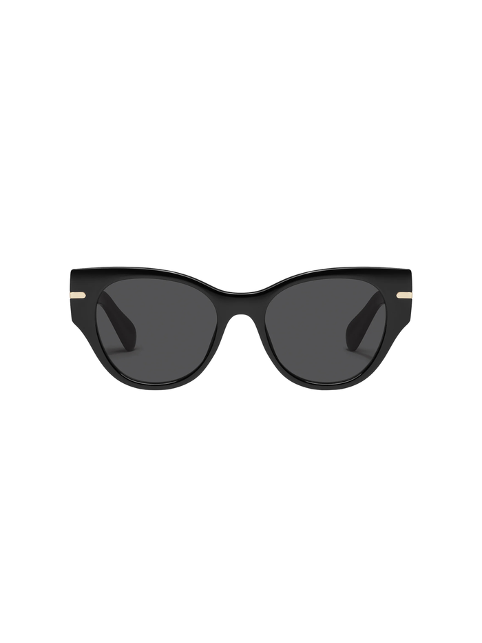 Chit Chat Sunnies in Blk/Smoke - Stitch And Feather