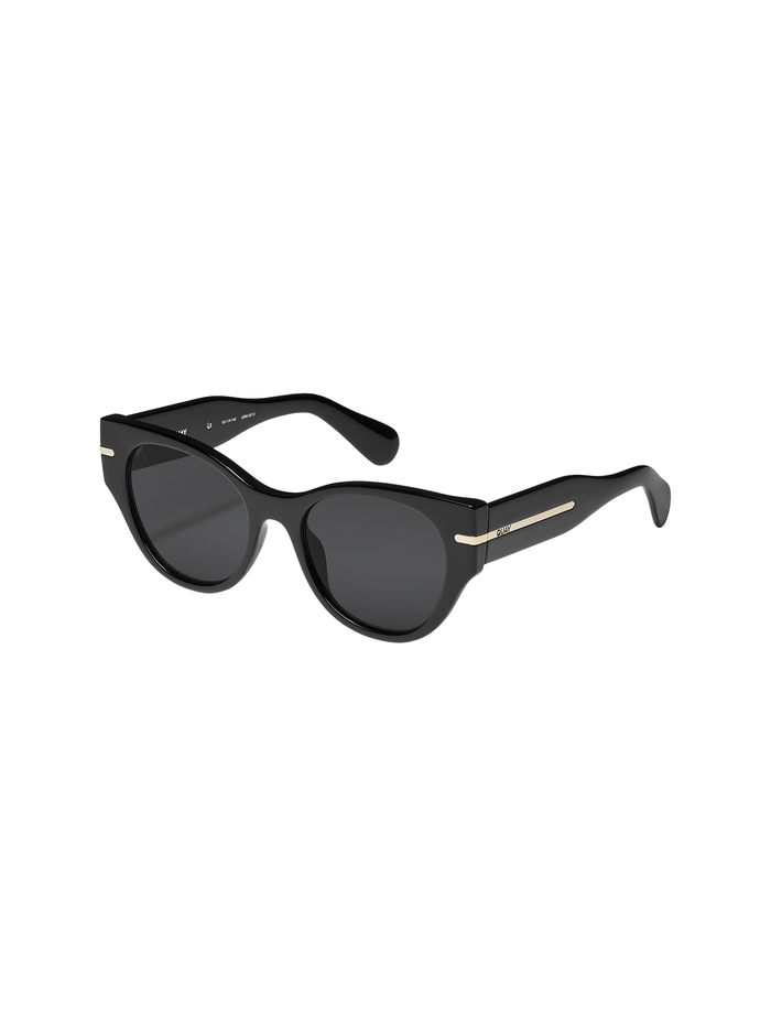 Chit Chat Sunnies in Blk/Smoke - Stitch And Feather