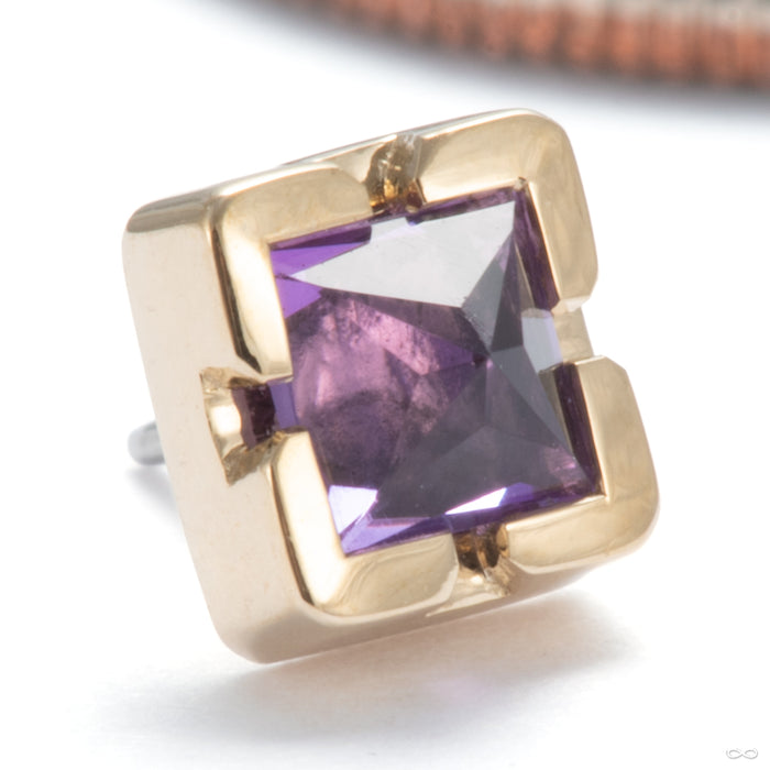 14k Yellow Gold / Amethyst