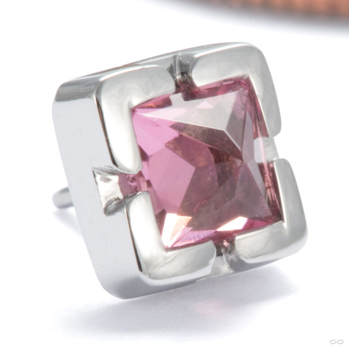 14k White Gold / Pink Tourmaline