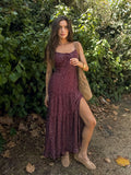 Ciara Polka Dot Maxi Dress - Stitch And Feather