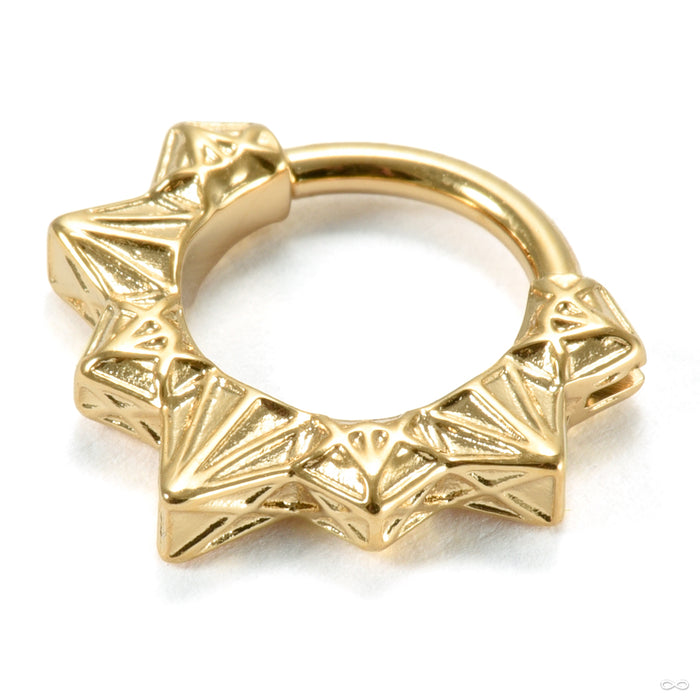 Clash Clicker from Tether Jewelry in yellow gold