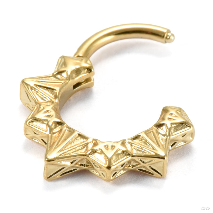 Clash Clicker from Tether Jewelry in yellow gold