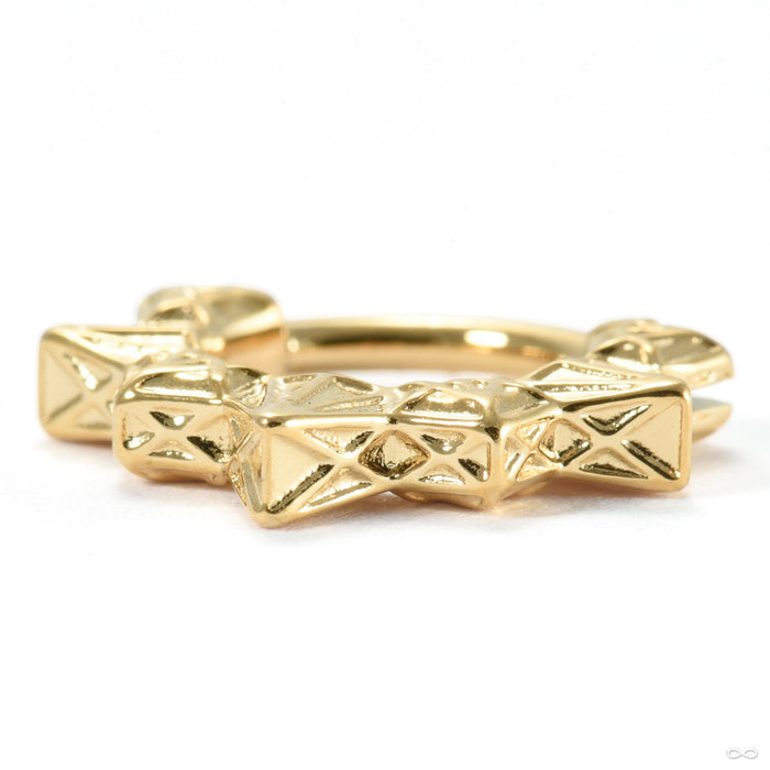 Clash Clicker from Tether Jewelry in yellow gold