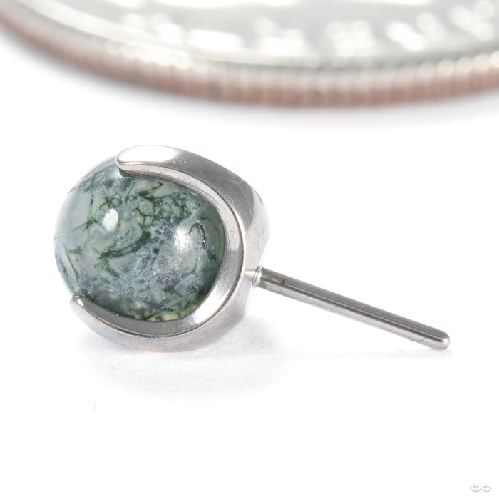 Moss Agate / 4mm