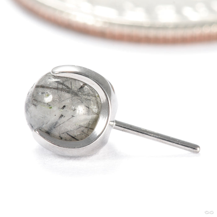 Tourmalinated Quartz / 4mm