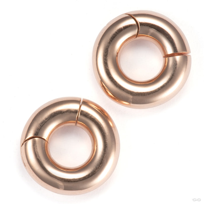 Clicker Weights Rose Gold 2g from Symmetry Body Jewelry