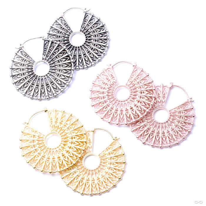 Cloak Earrings from Maya Jewelry in assorted materials