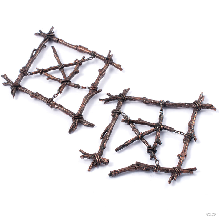 Conjuration from Queen of the Ashes Jewelry open view in copper