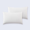 White cooling pillowcase set for hot sleepers