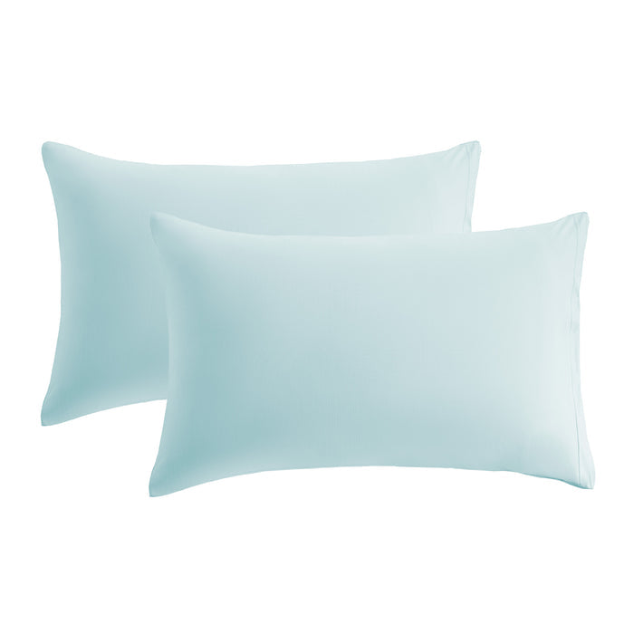 Aqua cooling pillowcase set for hot sleepers