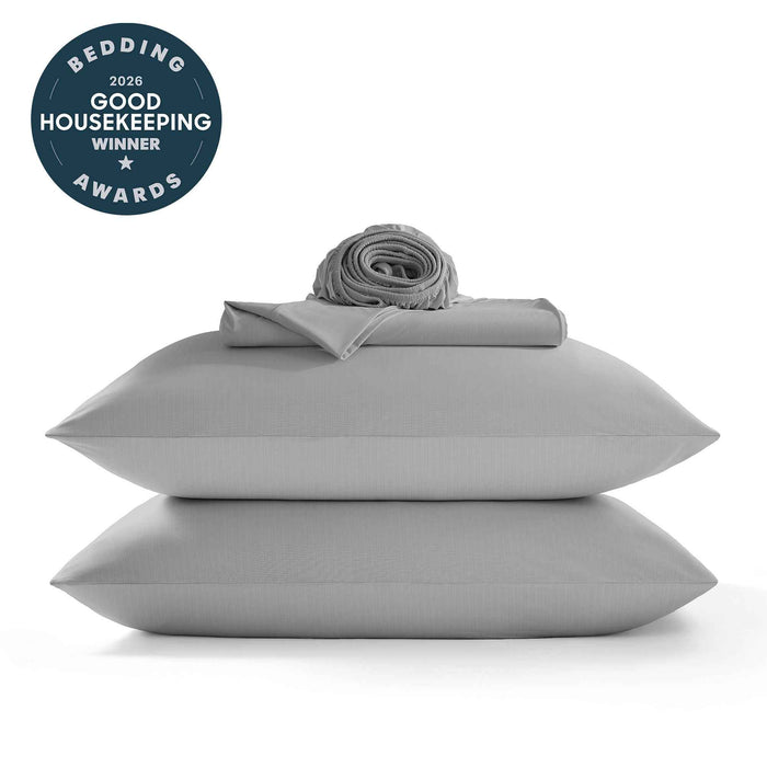Good Housekeeping award-winning steel cooling sheet set for hot sleepers