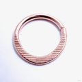 Front view of the Cordelia Seam Ring in Gold from Scylla in rose gold