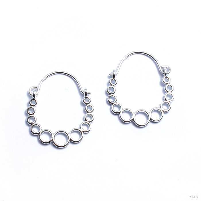 Cosmos Earrings from Tether Jewelry in silver