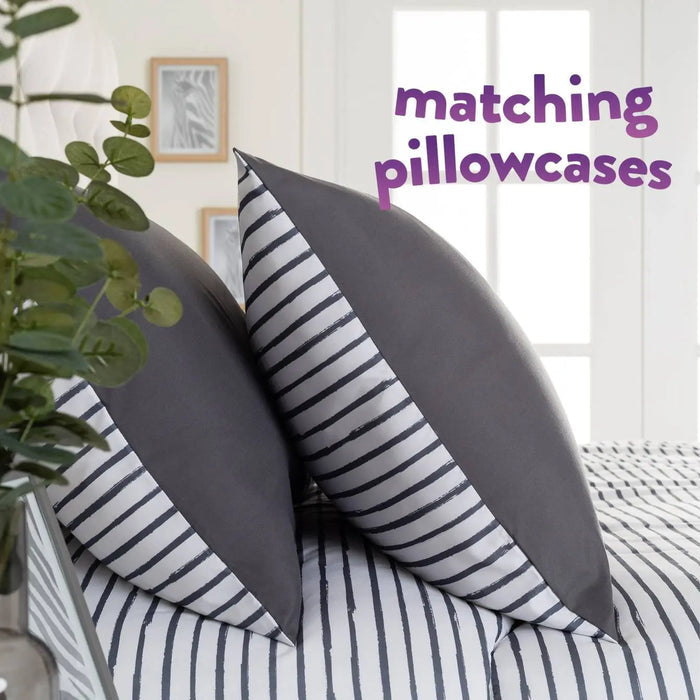 Coverless Comfort 10.5 TOG Printed Duvet + Pillow case Slumberdown