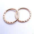 Crimp Seam Ring in Gold from Scylla in yellow gold