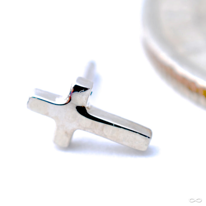 Cross Press-fit End in Gold from BVLA in White Gold