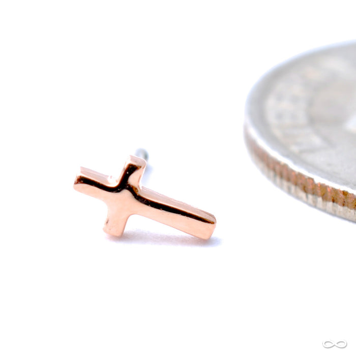 Cross Press-fit End in Gold from BVLA in Rose Gold