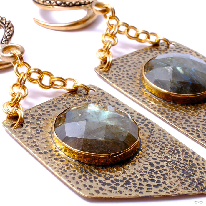 Crossovers with Faceted Labradorite Shields from Oracle