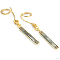 Crossovers in Brass with Faceted Labradorite Towers from Oracle