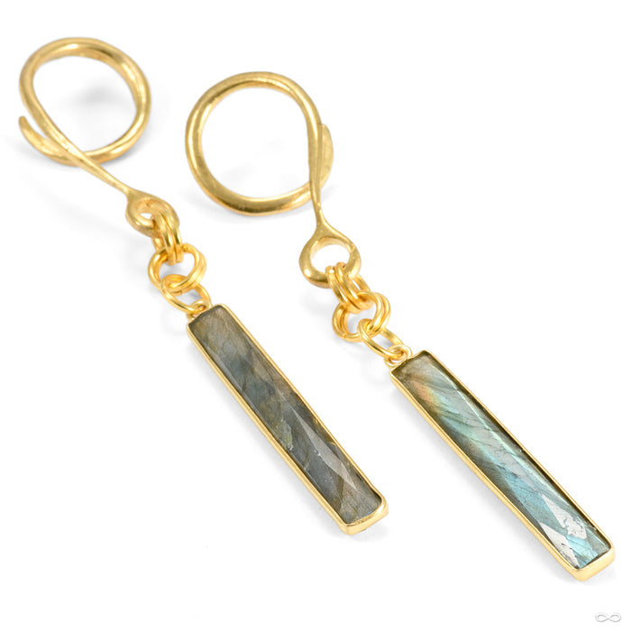 Crossovers in Brass with Faceted Labradorite Towers from Oracle