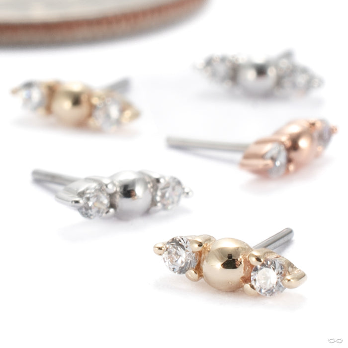 Crushing Press-fit End in Gold from Buddha Jewelry group photo