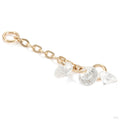 Cry Baby Charm in 14k Yellow Gold with Clear CZ from Ember Body Jewelry