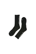 Crystal Crew Sock OS with rib arch support and jacquard logo in cotton blend material