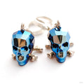 Crystal Skull Weights from Phoenix Revival Jewelry in Metallic Blue