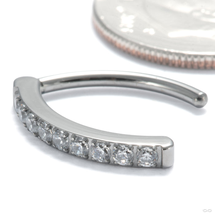 Dash Gem Clicker in Titanium from Diablo Organics open
