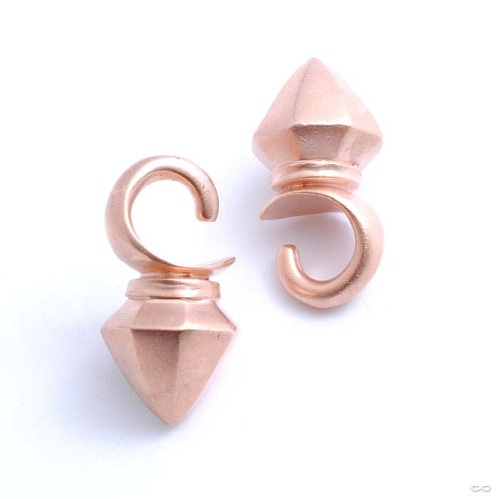 Dayak Weights from Tawapa in rose gold with satin finish