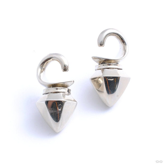 Dayak Weights from Tawapa in high-polished white brass