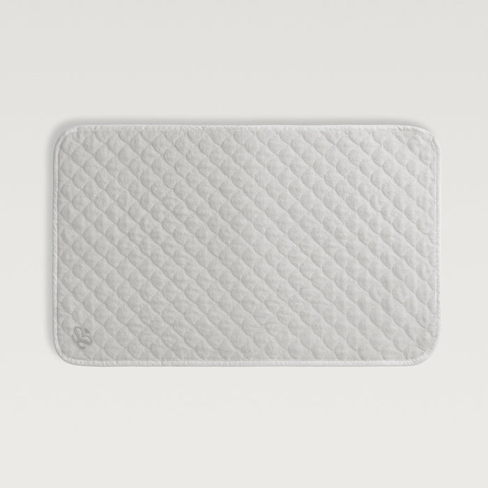 Delfine Bath Mat in the color moonbeam #color_moonbeam