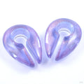 Deluxe Dichroic Keyholes from Gorilla Glass in lavender gold